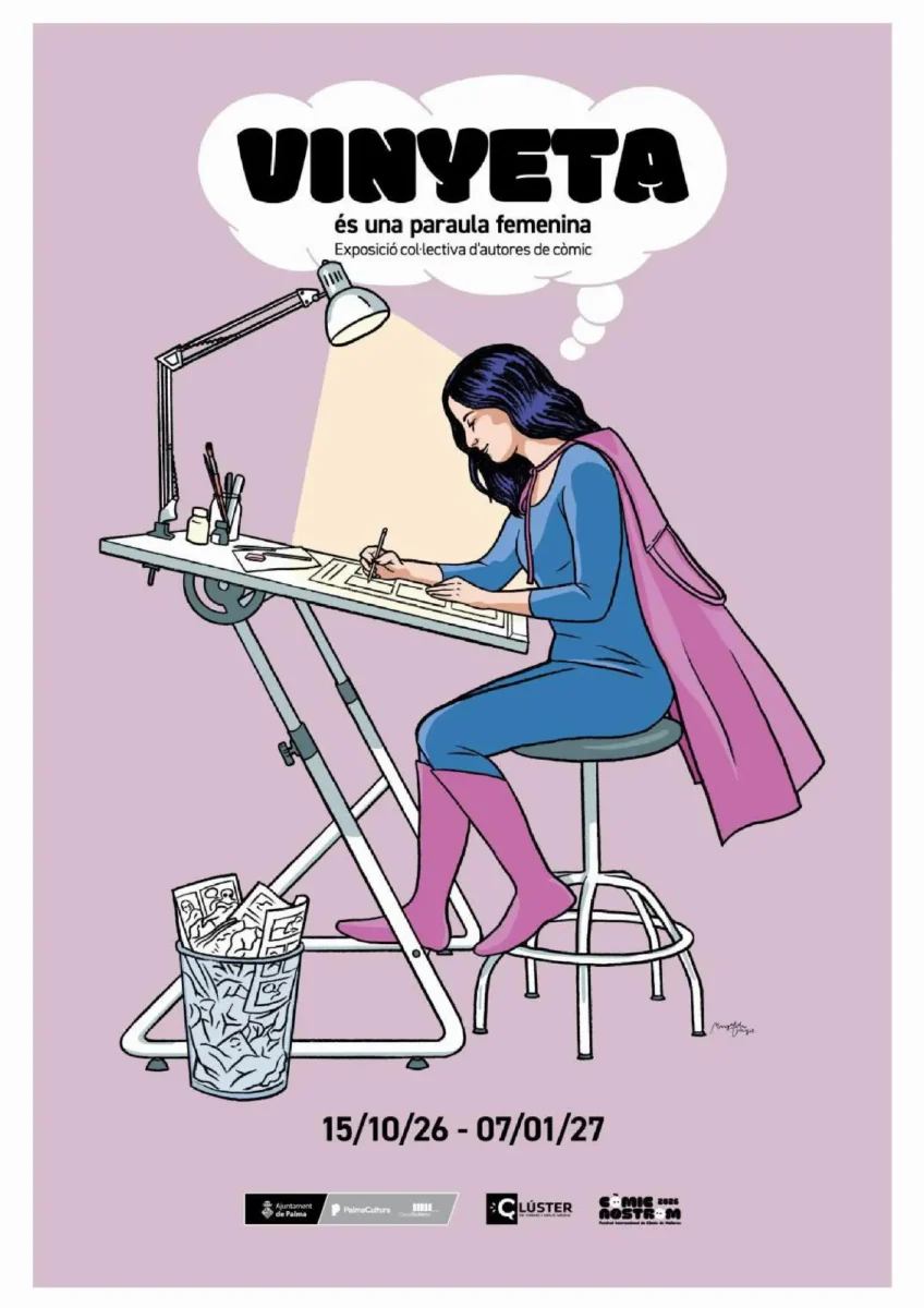 Exposición "Vinyeta és una paraula femenina" 1 vinyetas cartel comprimido